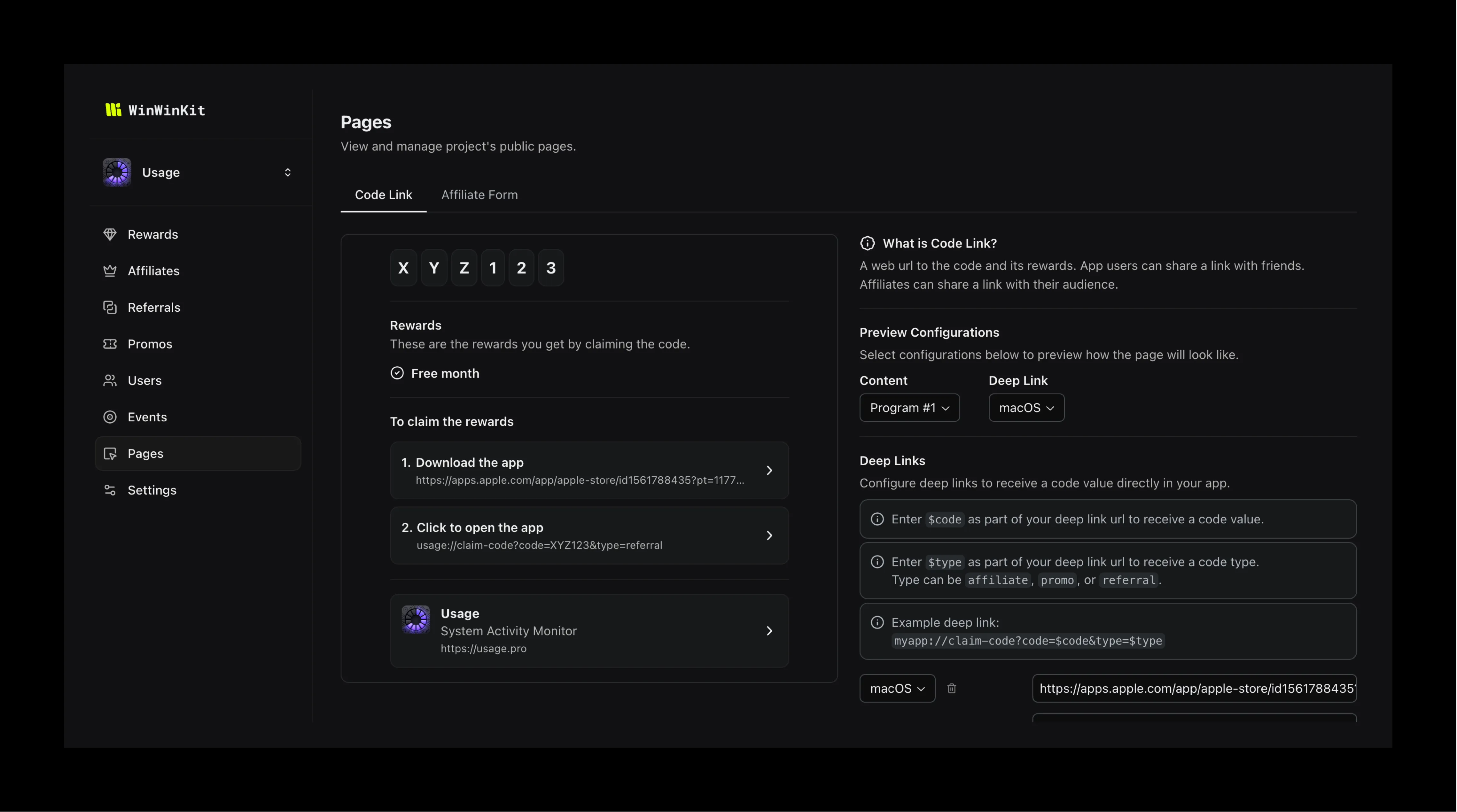 Code Link Preview