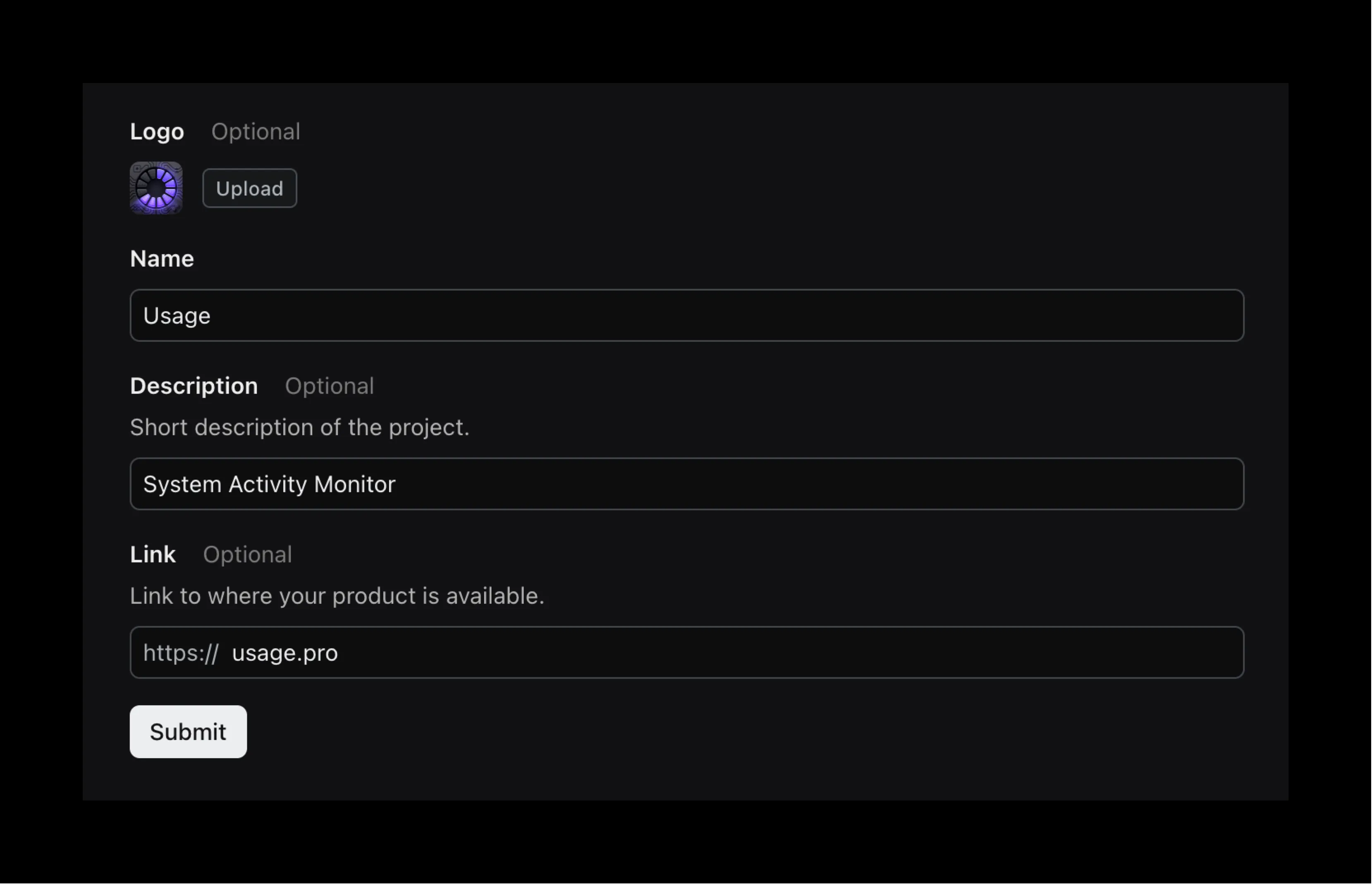 Code Link Project Details