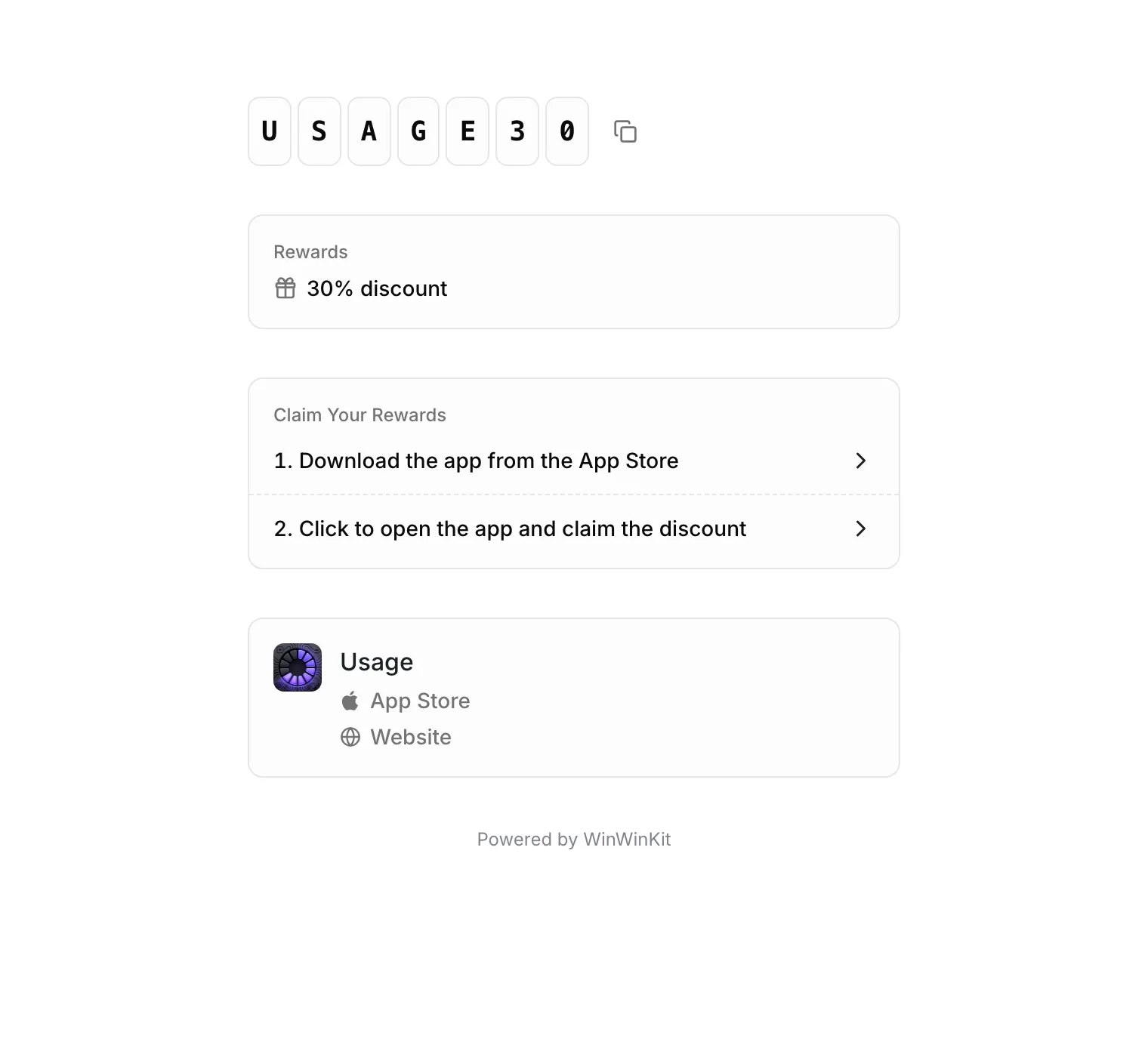 Code Link Usage
