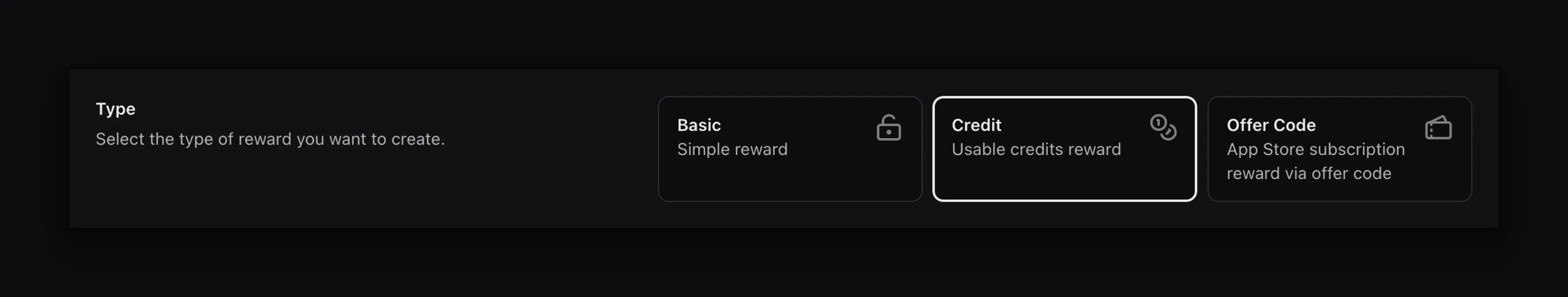 Reward Type