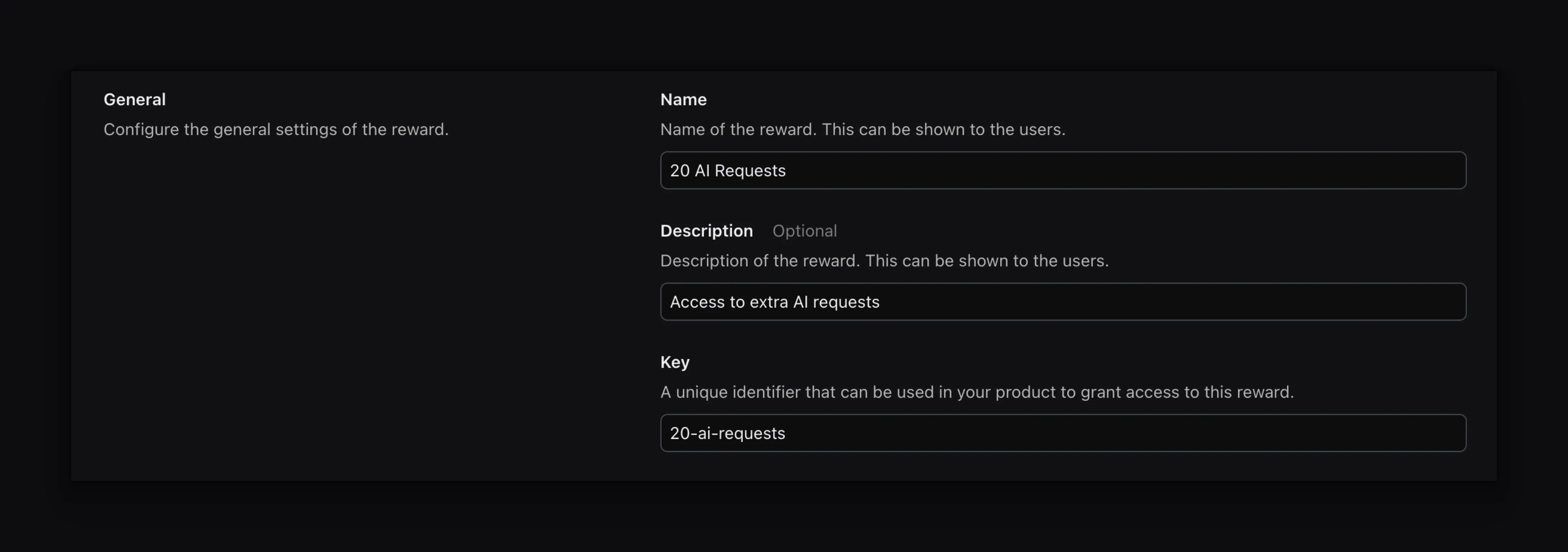 Reward General