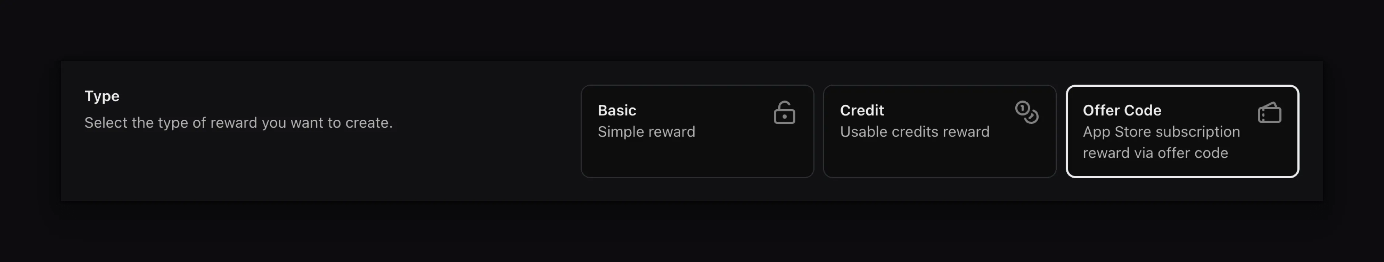 Reward Type